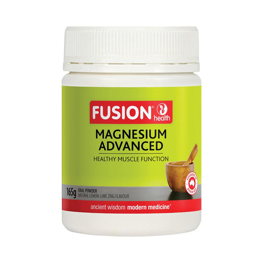 Fusion Health Magnesium Advanced Lemon-Lime Zing Oral Powder – 165g