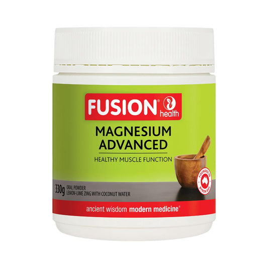 Fusion Health Magnesium Advanced Lemon-Lime Zing Oral Powder – 330g