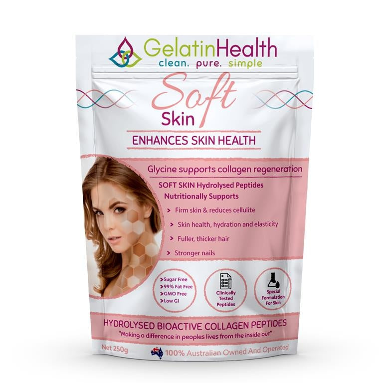 Gelatin Health Soft Skin collagen powder, 250g