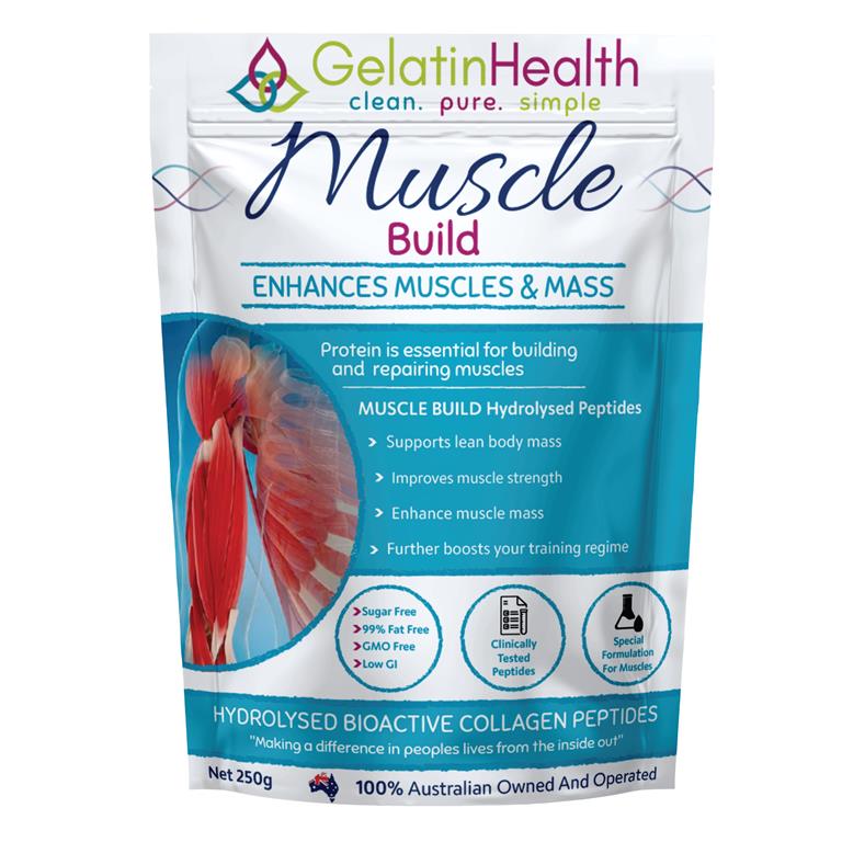 Gelatin Health Muscle Repair collagen powder, 250g