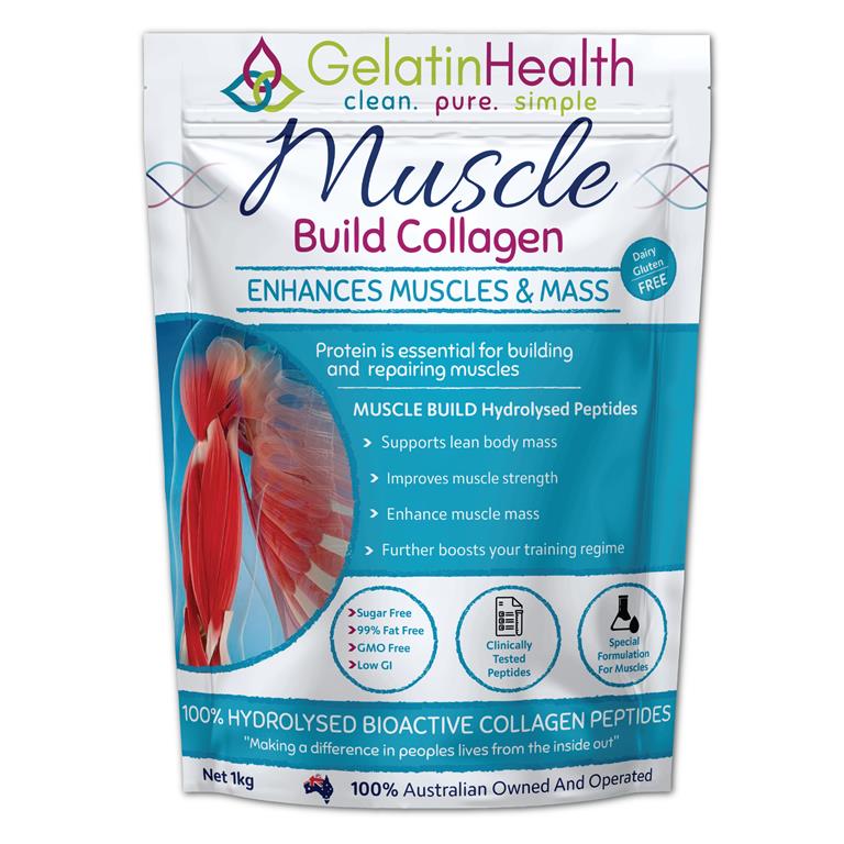 Gelatin Health Muscle Repair collagen powder, 1kg