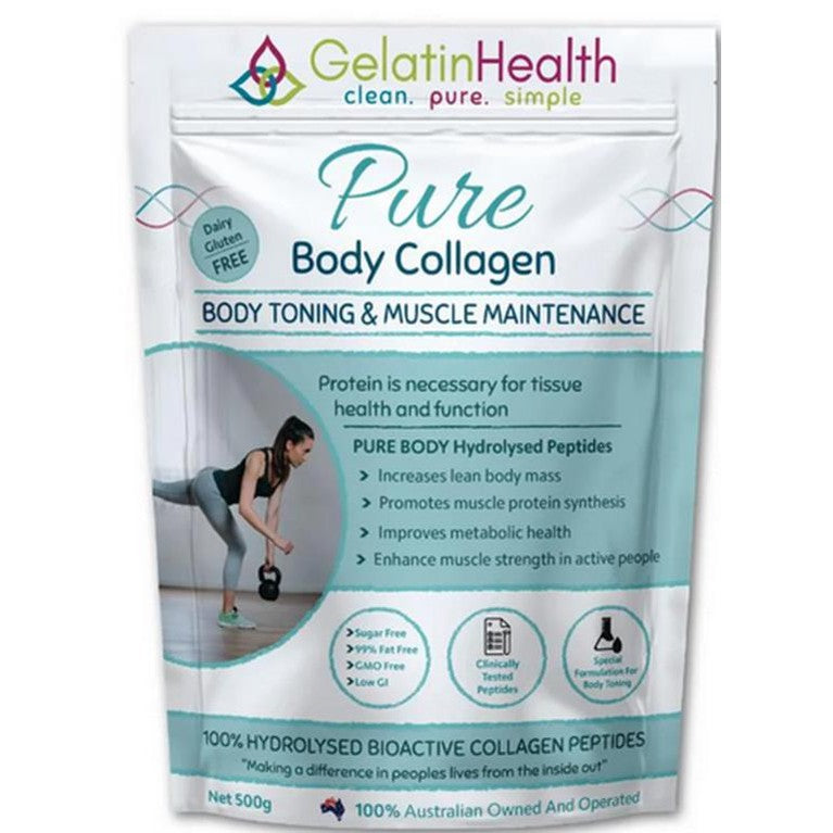 Gelatin Health Pure Body collagen powder, 500g