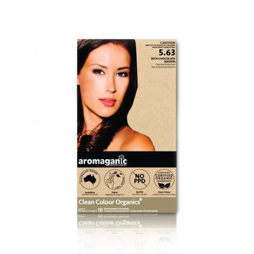 Aromaganic 5.63 Light Brown Chocolate Hair Colour