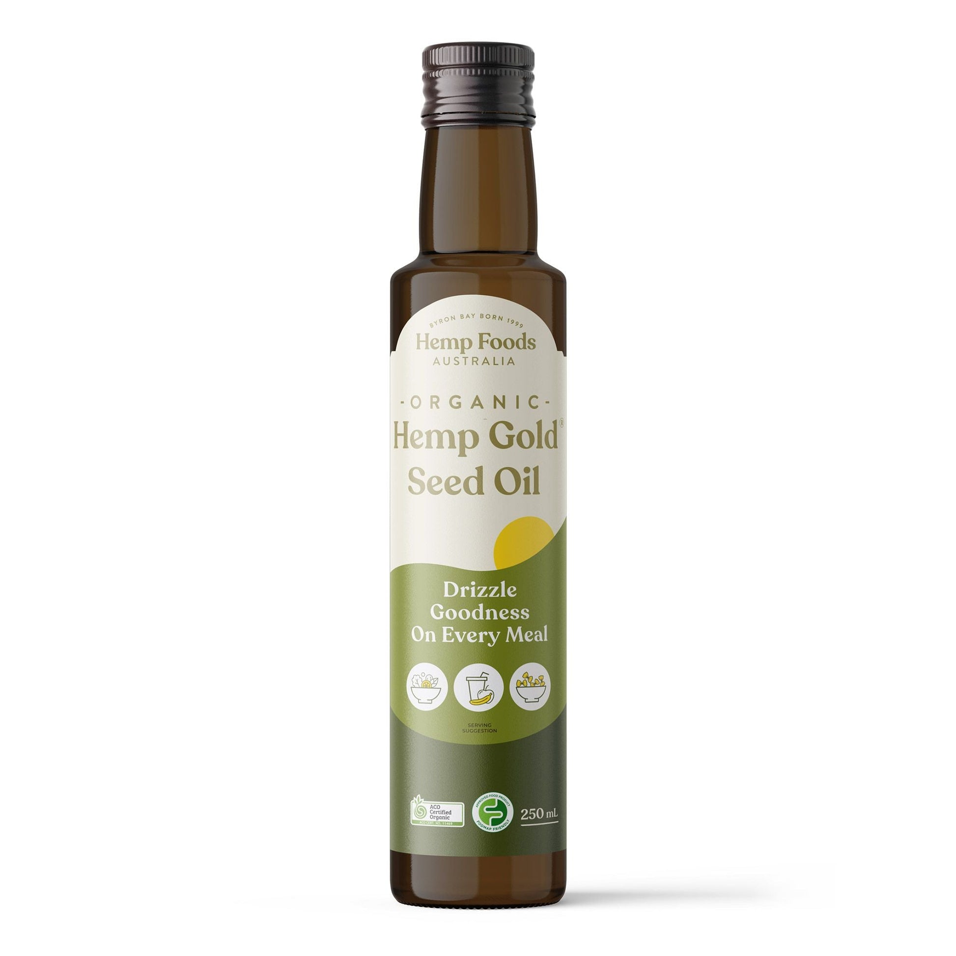 Hemp Foods Australia Organic Hemp Gold Seed Oil – 250ml