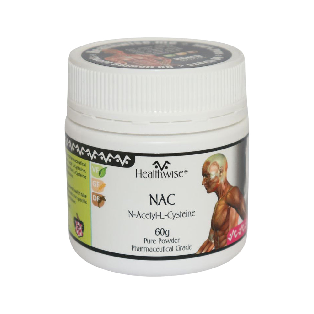 Healthwise NAC (N-Acetyl-L-Cysteine) - 60g