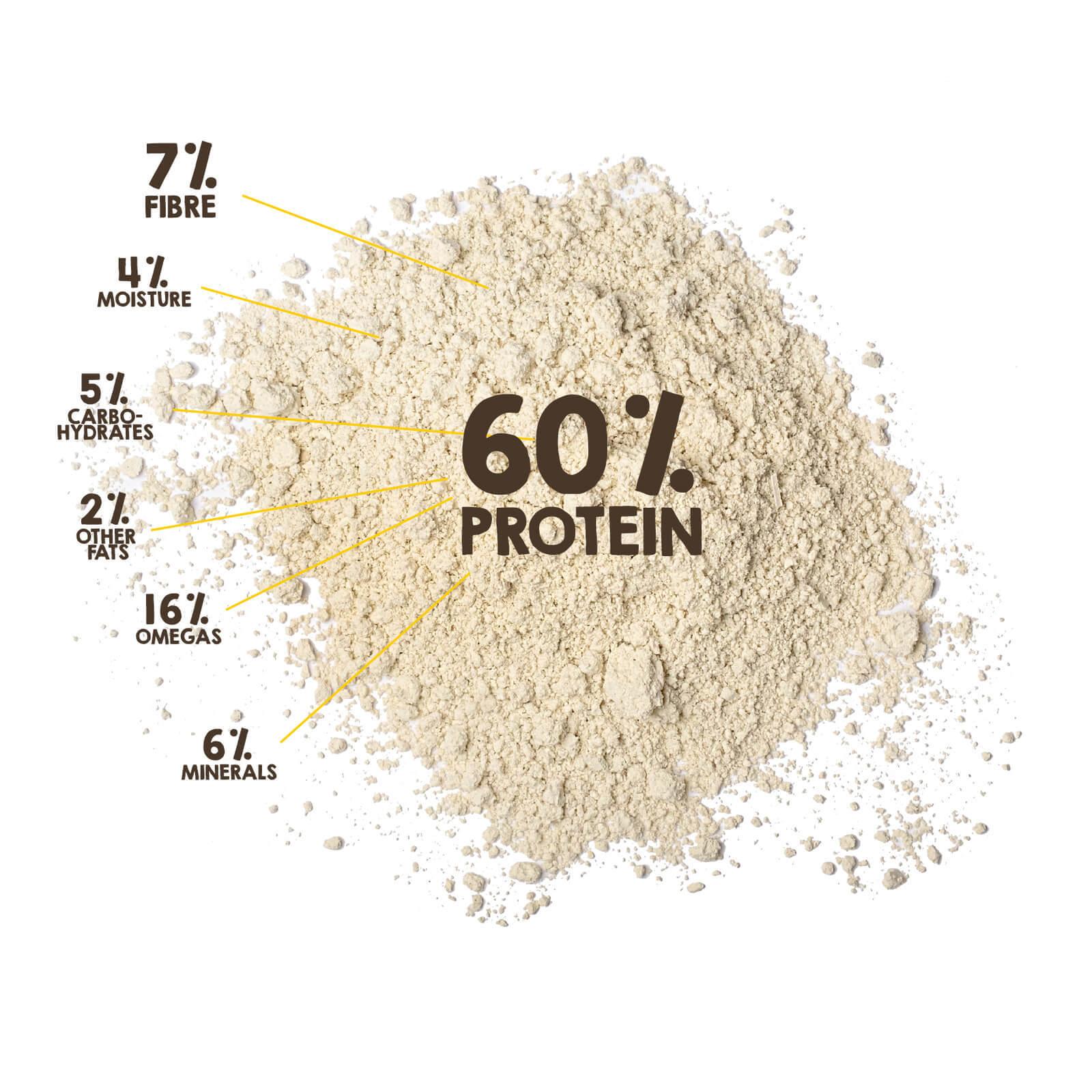 Organic Hemp Gold Protein Powder blended into a shake
