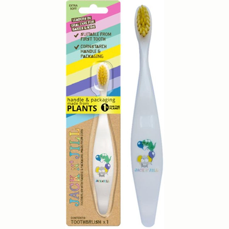 Jack N' Jill Dino & Ellie Toothbrush – Twin Pack