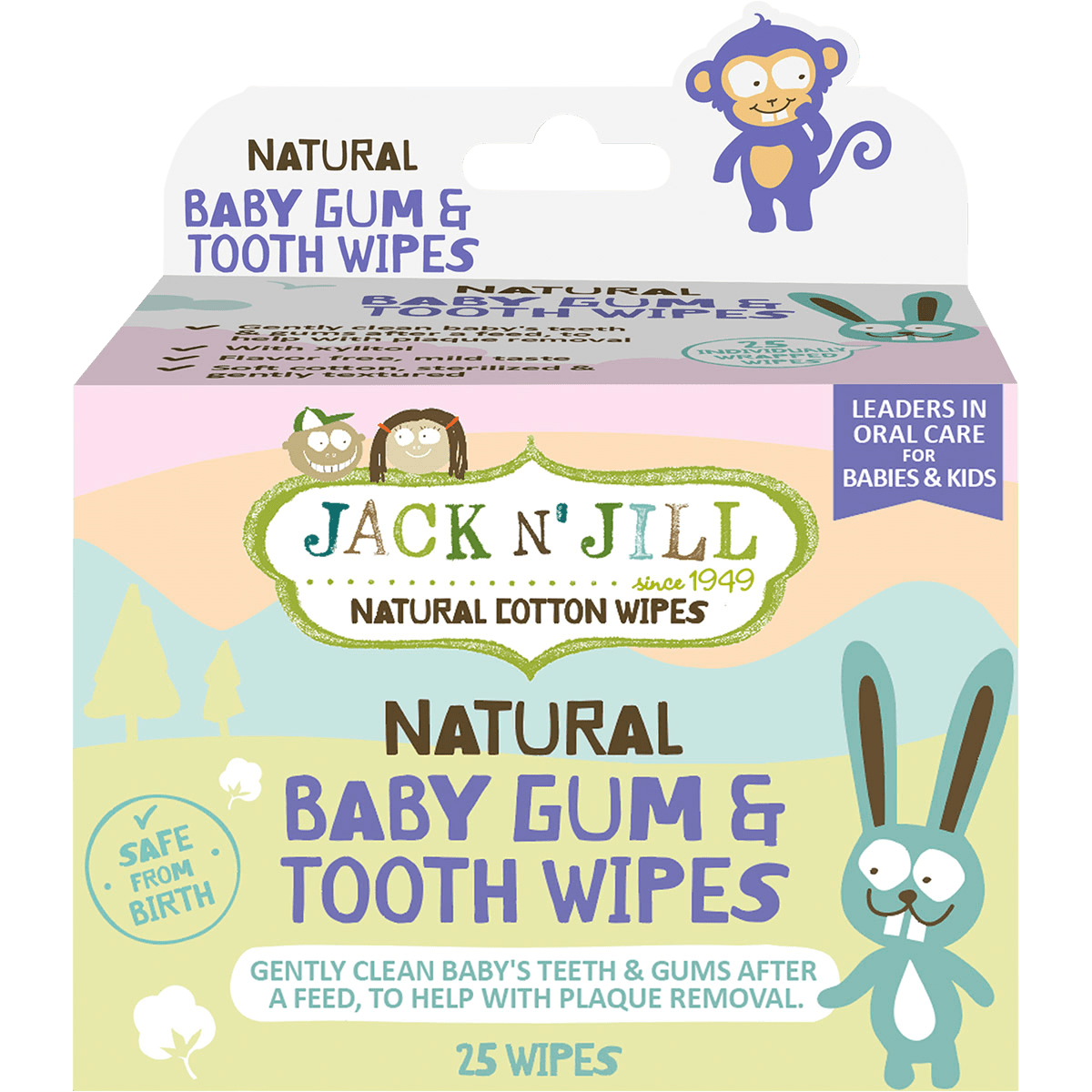 Baby Gum & Tooth Wipes (25pc)