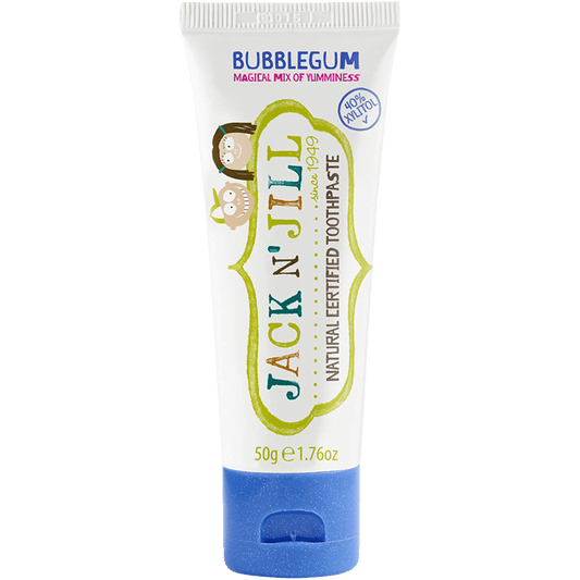 Jack N' Jill Natural Organic Toothpaste – Bubble Gum, 50g