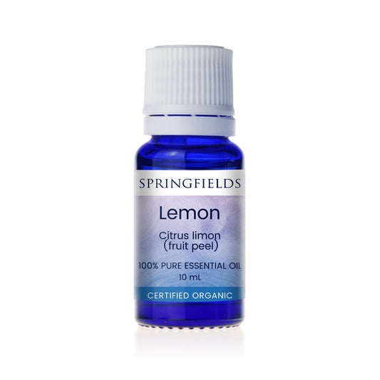 Springfields Lemon Organic Essential Oil – 10ml