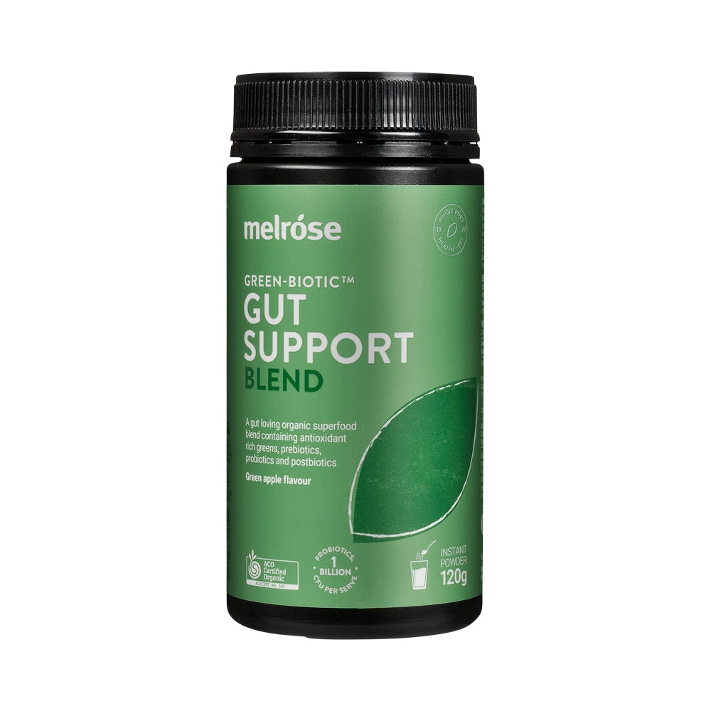 Melrose Green-Biotic Gut Support Blend Green Apple Instant Powder – 120g, front of pack