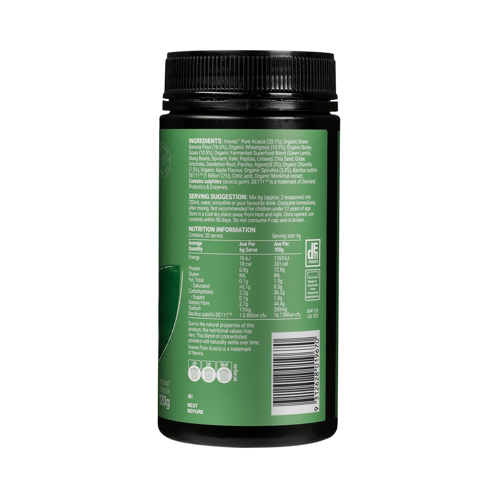 Melrose Green-Biotic Gut Support Blend Green Apple Instant Powder – 120g, second view