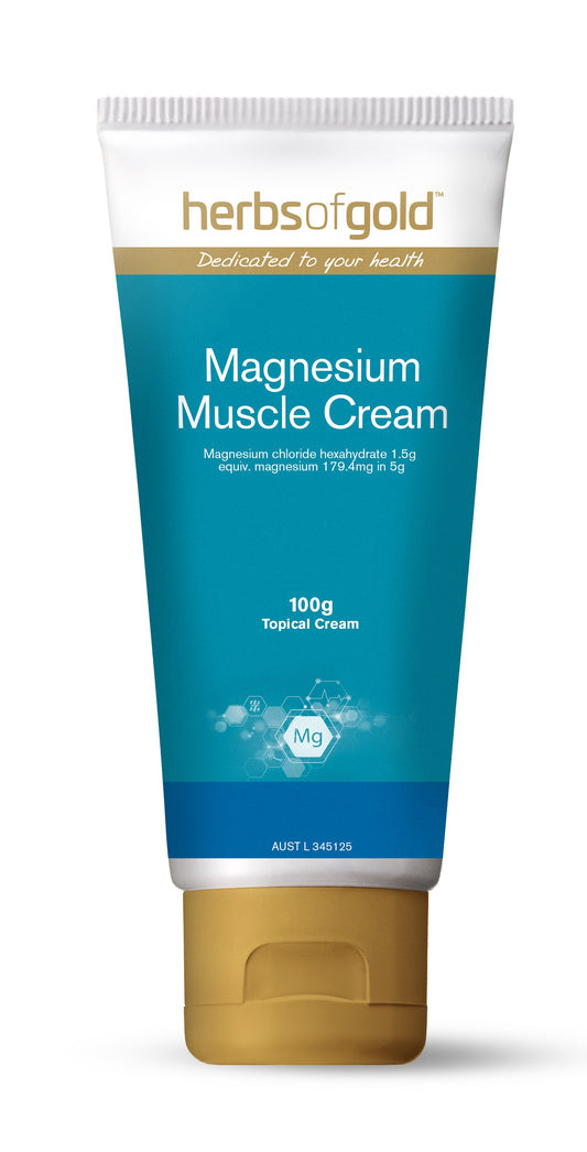Herbs of Gold Magnesium Muscle Cream – 100g