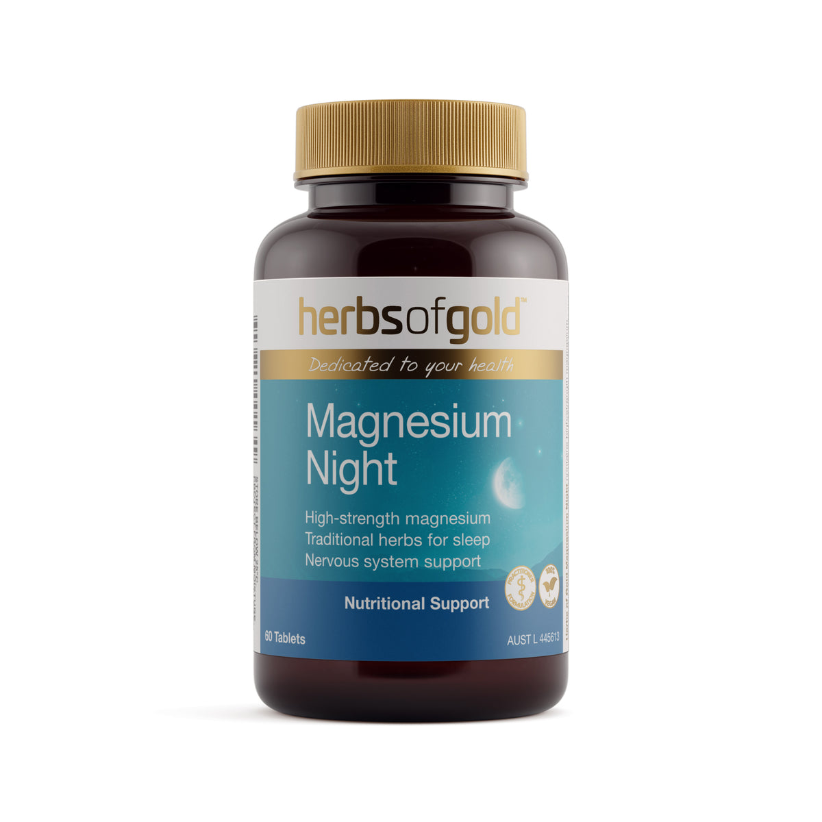 Herbs of Gold Magnesium Night – 60 Tablets