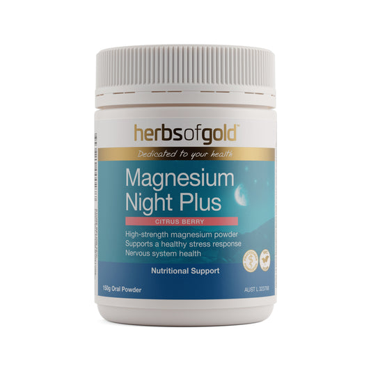Herbs of Gold Magnesium Night Plus Citrus Berry – 150g