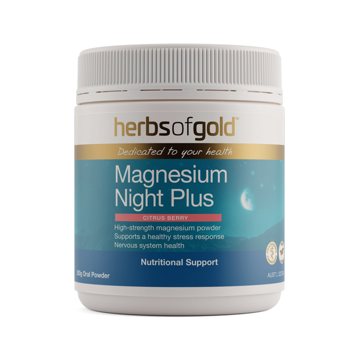 Herbs of Gold Magnesium Night Plus Citrus Berry – 300g