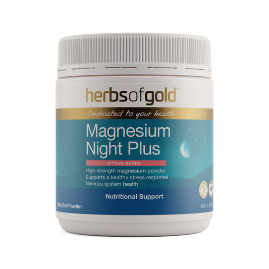 Herbs of Gold Magnesium Night Plus Citrus Berry – 300g