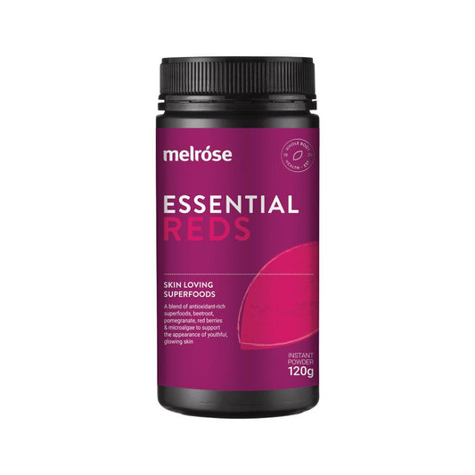 Melrose Essential Reds Powder – 120g, front of pack