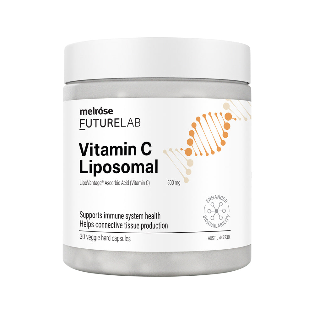 Melrose FutureLab Vitamin C Liposomal – 30 Vege Capsules, front of pack