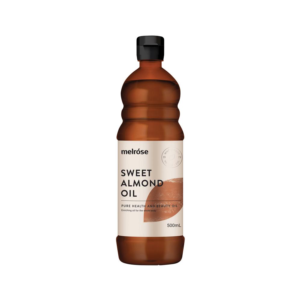 Melrose Sweet Almond Oil – 500ml, front of pack