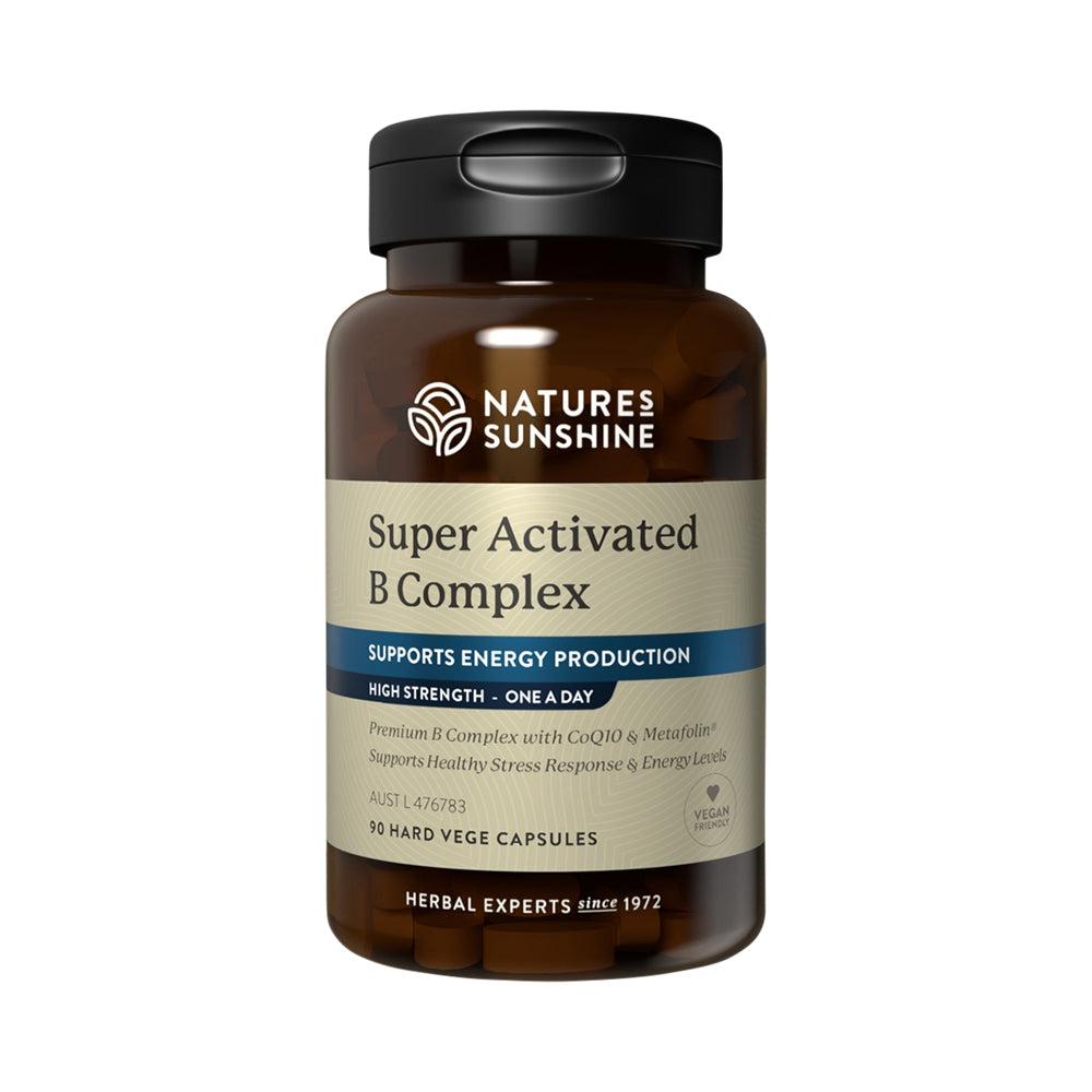 Nature's Sunshine Super Activated B Complex - 90 Capsules