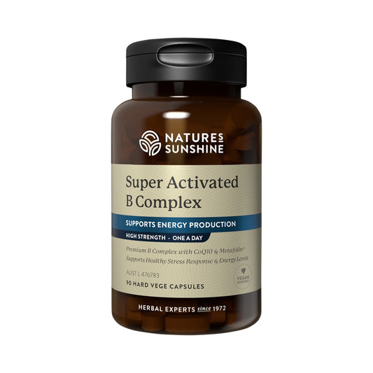 Nature's Sunshine Super Activated B Complex - 90 Capsules