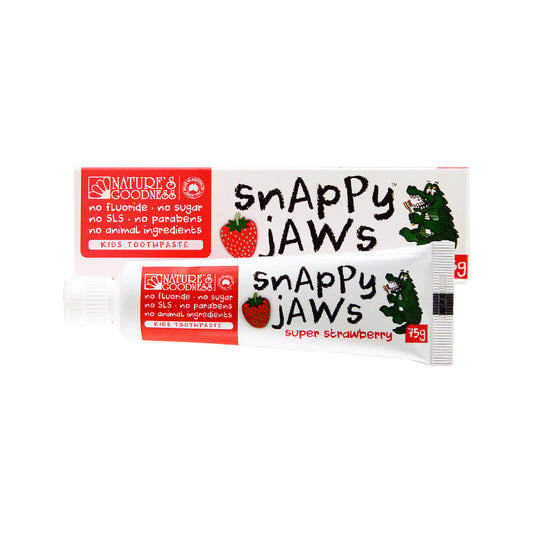 Snappy Jaws Toothpaste 75g Strawberry
