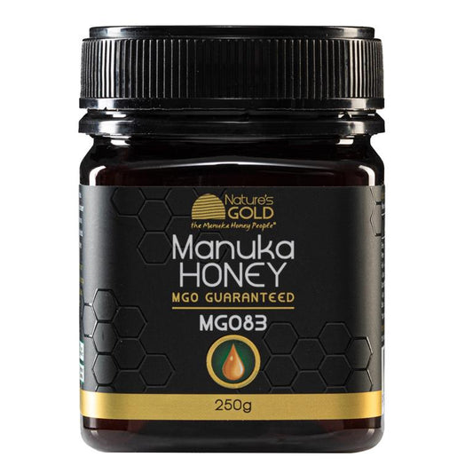 Nature's Gold MGO 83+ Manuka Honey (UMF 5+) – 250g
