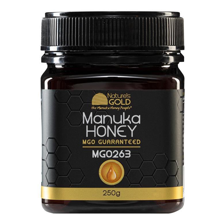 Nature's Gold MGO 263+ Manuka Honey (UMF 10+) – 250g