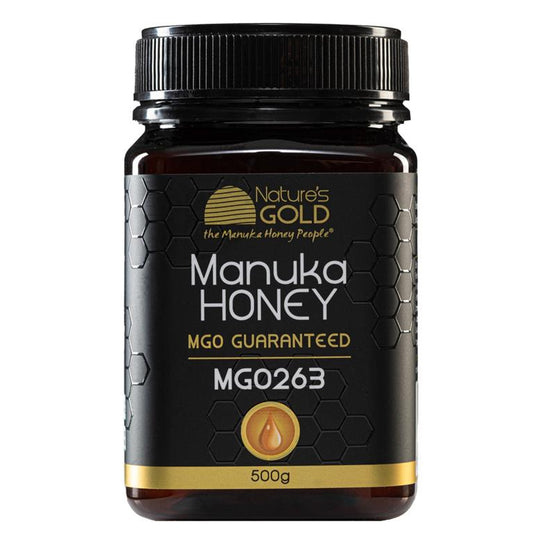 Nature's Gold MGO 263+ Manuka Honey (UMF 10+) – 500g