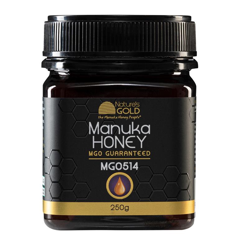 Nature's Gold MGO 514+ Manuka Honey (UMF 15+) – 250g