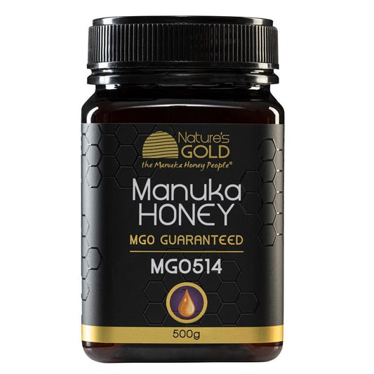 Nature's Gold MGO 514+ Manuka Honey (UMF 15+) – 500g