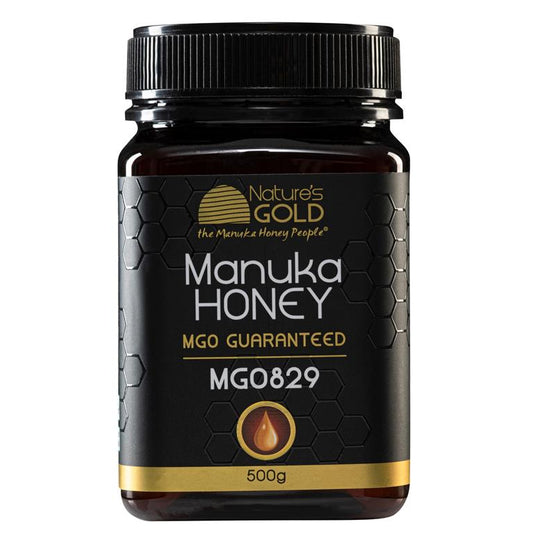 Nature's Gold MGO 829+ Manuka Honey (UMF 20+) – 500g