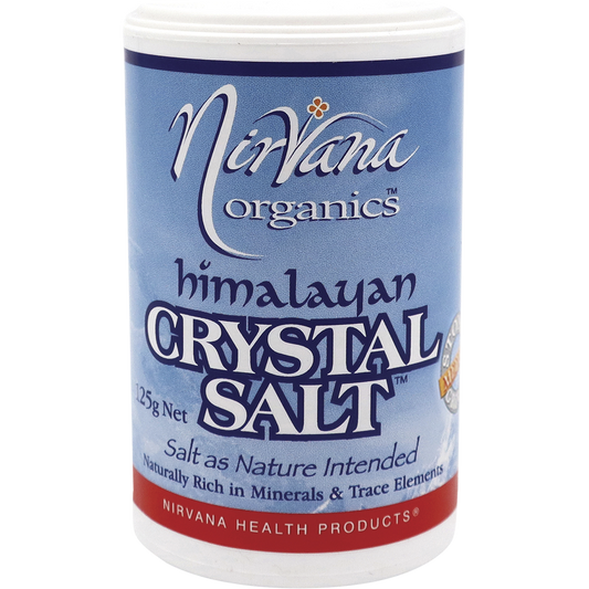 Nirvana Organics Himalayan Salt Medium Shaker – 125g, front of pack