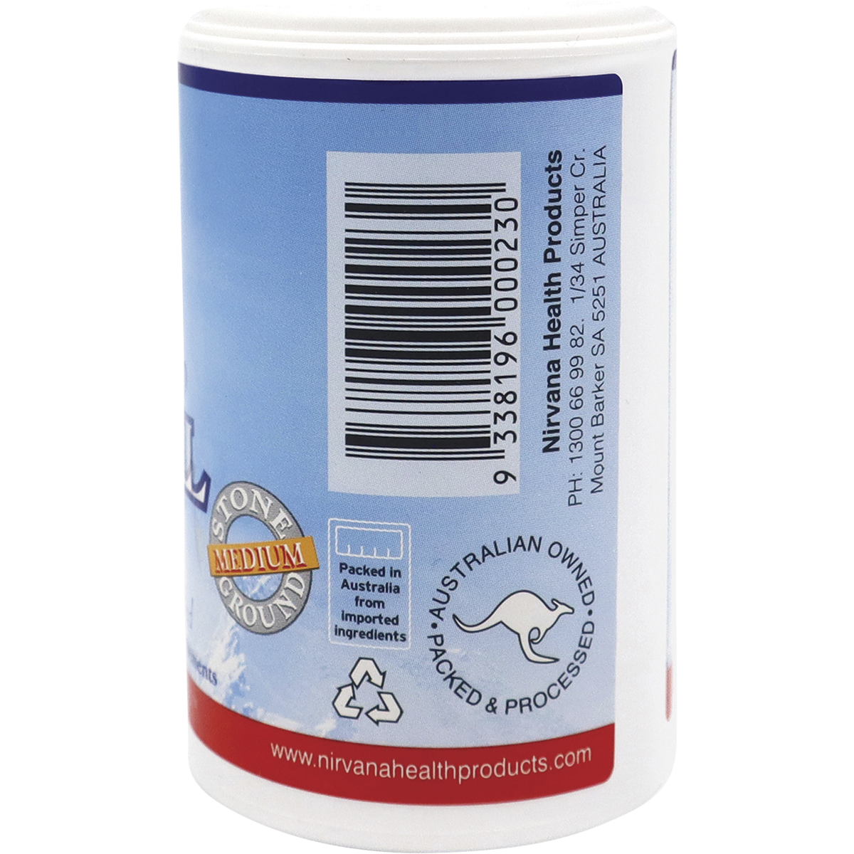 Nirvana Organics Himalayan Salt Medium Shaker – 125g, pack detail