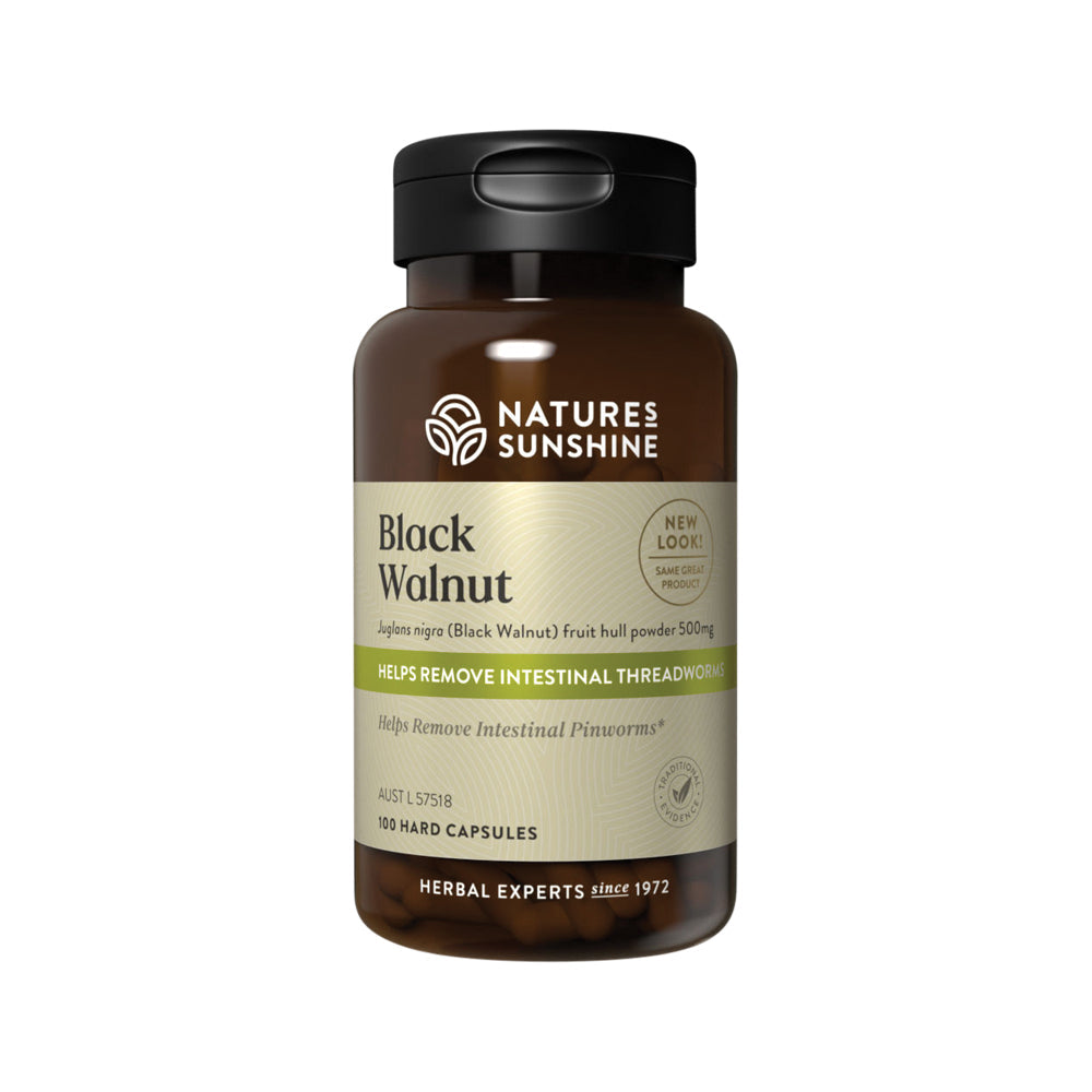 Nature's Sunshine Black Walnut 500mg - 100 Capsules