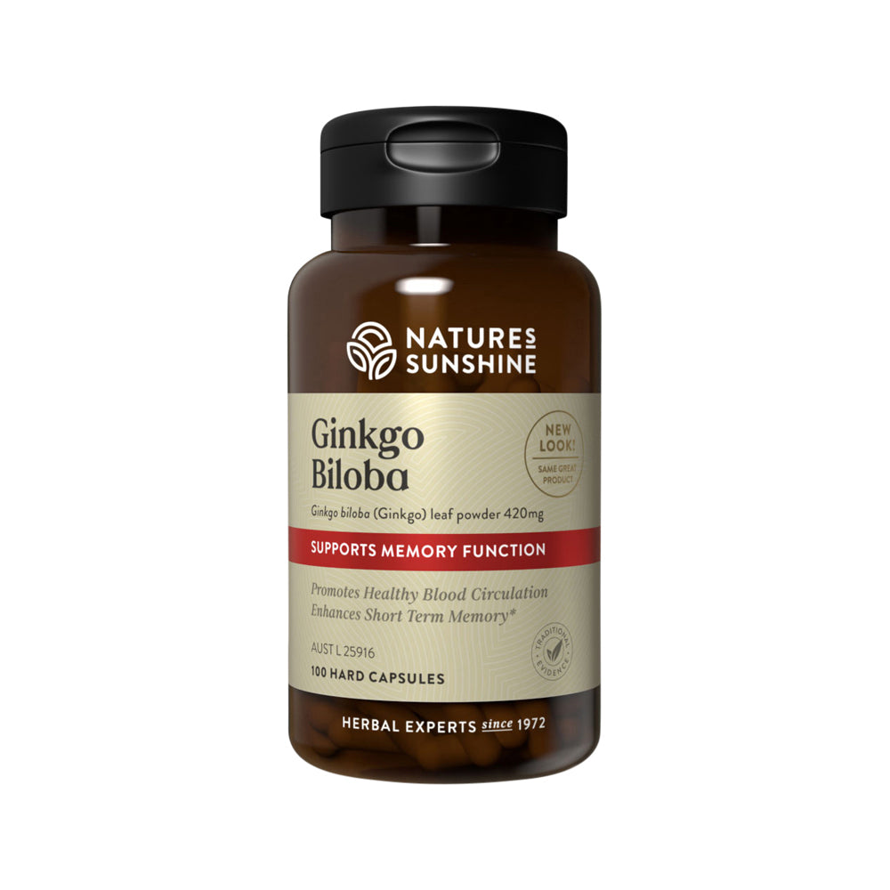 Nature's Sunshine Ginkgo Biloba 420mg - 100 Capsules
