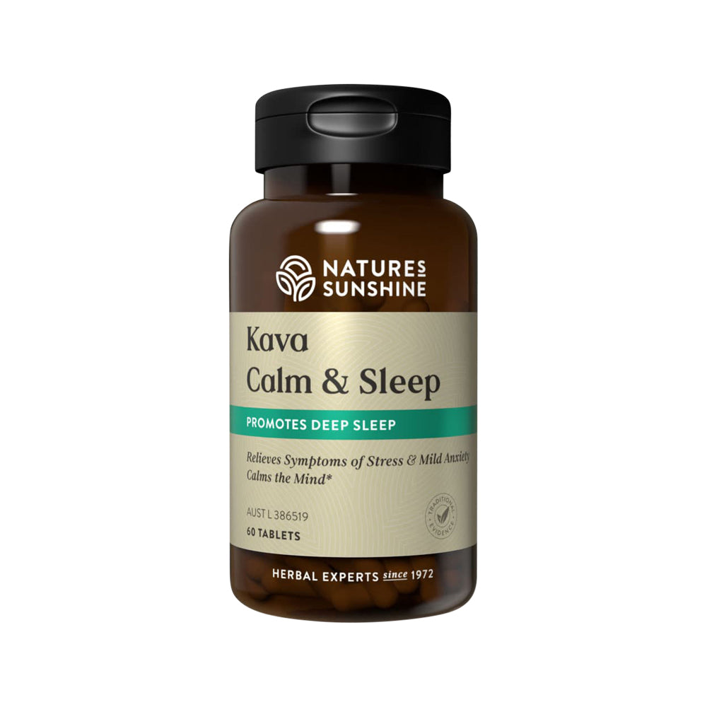 Nature's Sunshine Kava Calm & Sleep - 60 Tablets