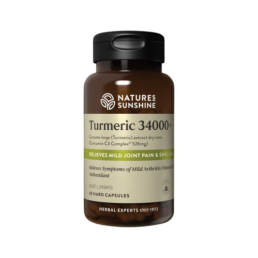 Nature's Sunshine Turmeric 34000+ - 60 Capsules