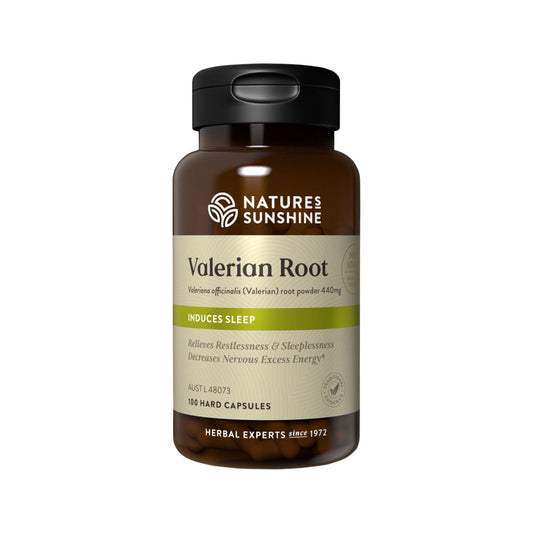 Nature's Sunshine Valerian Root 440mg - 100 Capsules