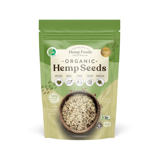 Hemp Foods Australia Organic Hulled Hemp Seeds – 114g