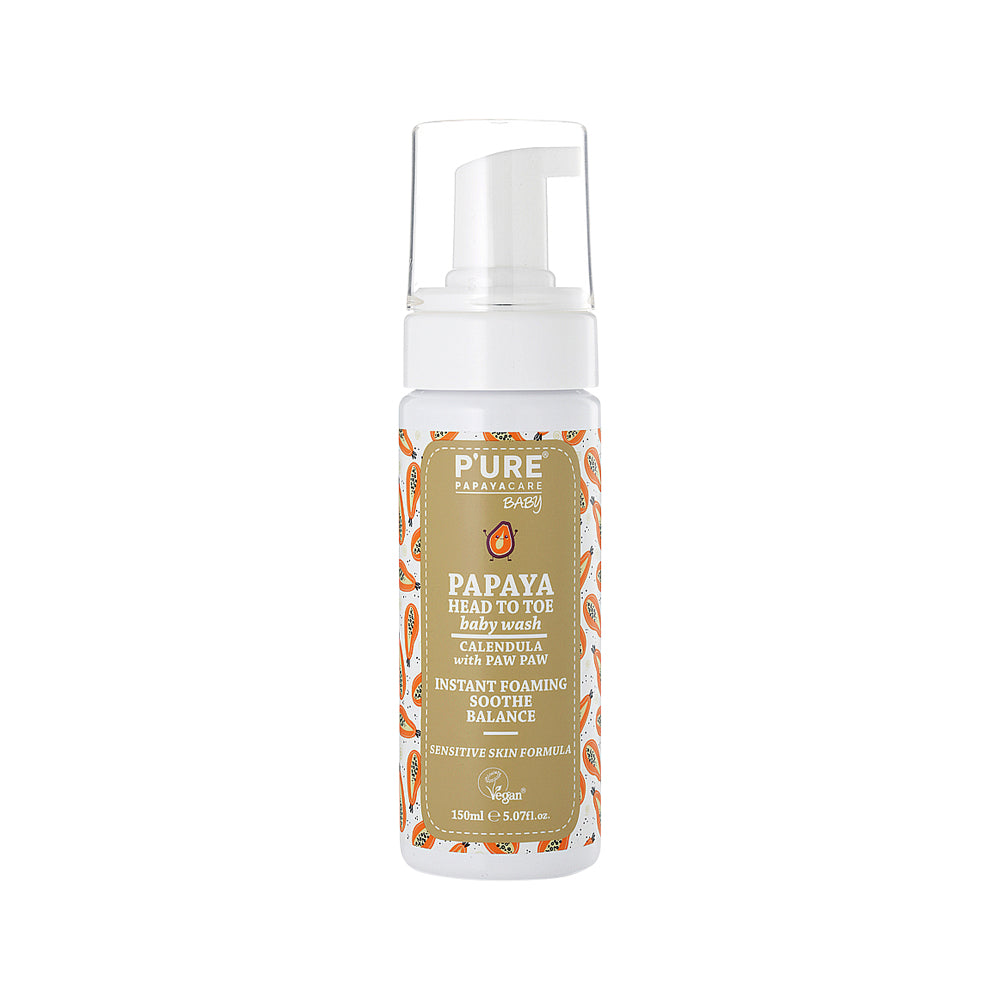 P'URE Papayacare Baby Papaya Head to Toe Wash 150ml