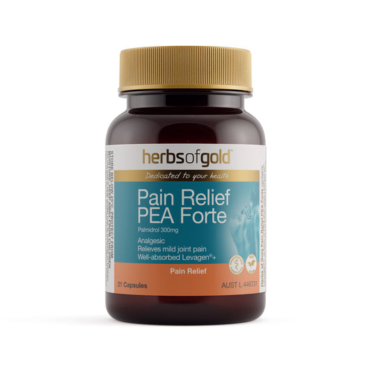 Herbs of Gold Pain Relief PEA Forte – 21 Vege Capsules
