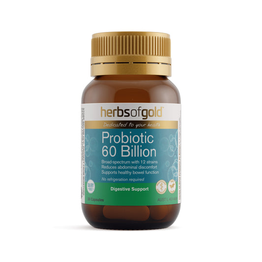 Herbs of Gold Probiotic 60 Billion – 30 Vege Capsules
