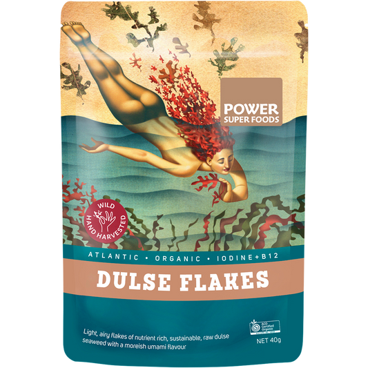 Power Super Foods Organic Dulse Flakes – 40g, front of pack