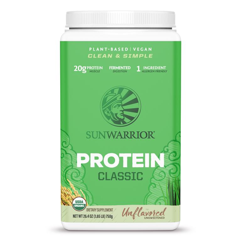 Sun Warrior Classic Organic Natural Plant Protein – 750g