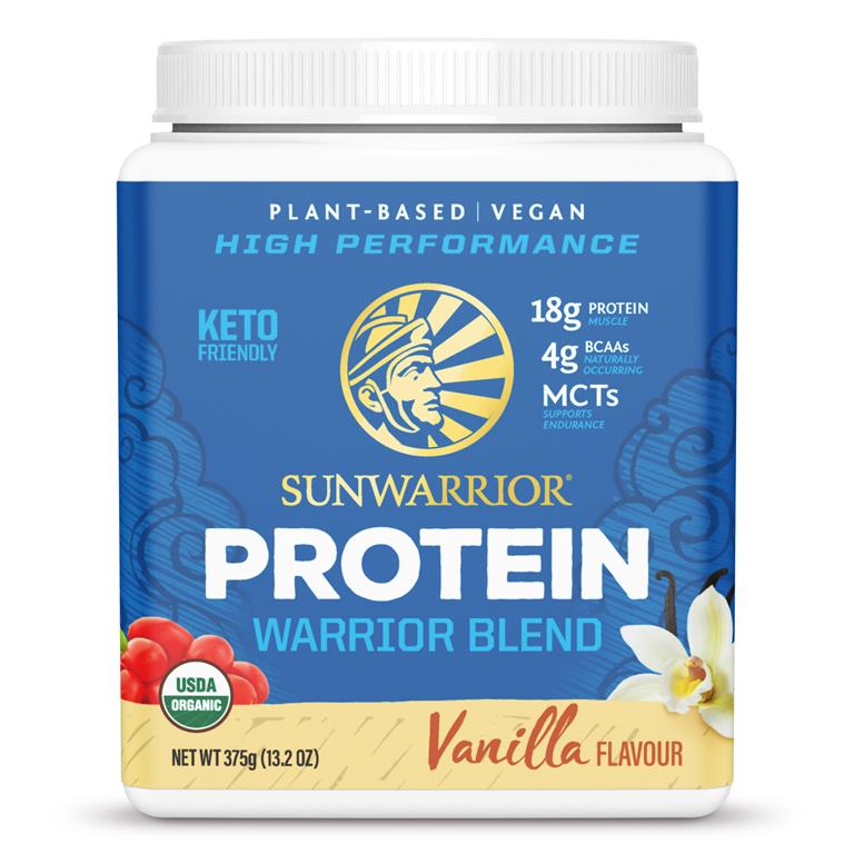 Sun Warrior Warrior Blend Vanilla Plant Protein – 375g