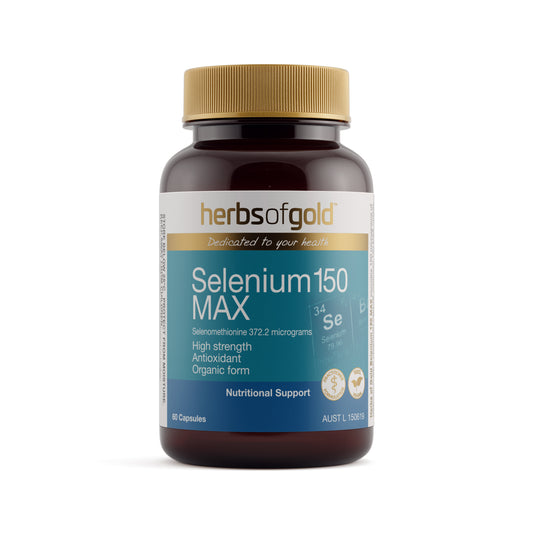 Herbs of Gold Selenium 150 MAX – 60 Vege Capsules