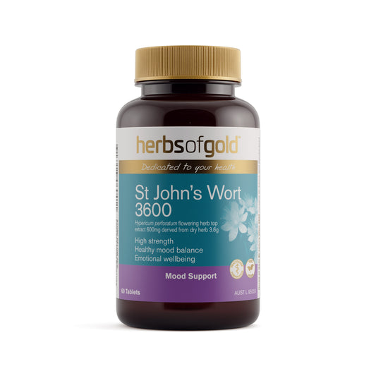 Herbs of Gold St John's Wort 3600 – 60 Tablets