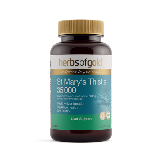 Herbs of Gold St Mary's Thistle 35 000 – 60 Tablets
